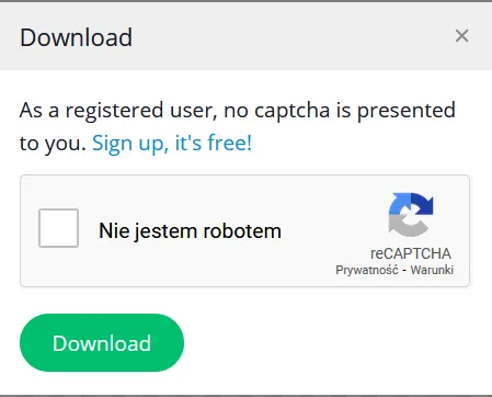 zabezpieczenie recaptcha