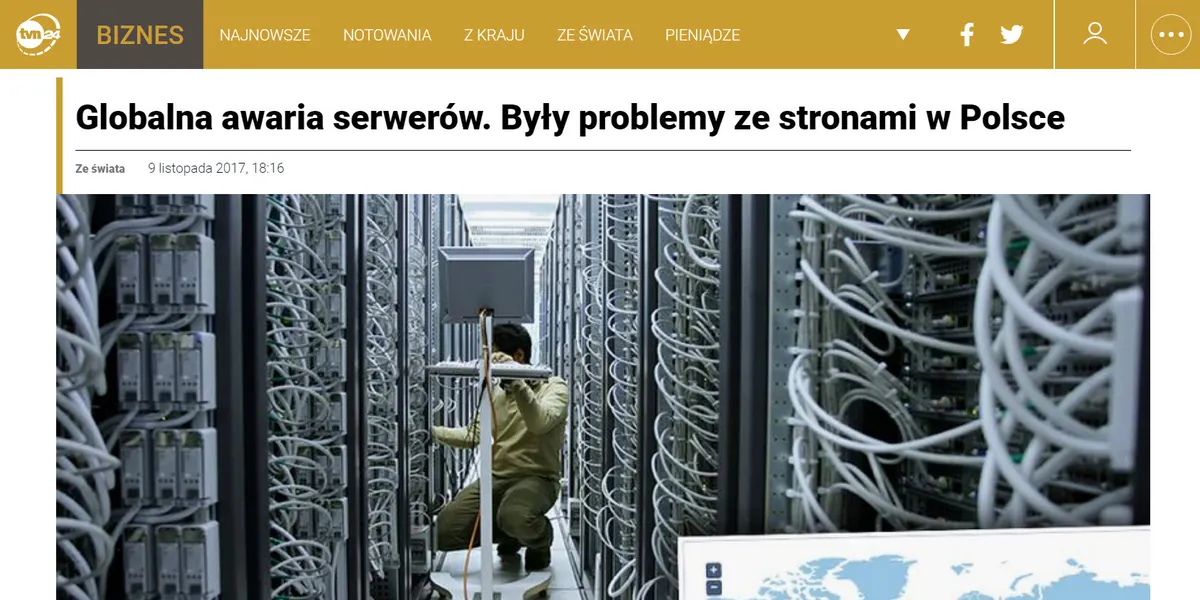 awaria ovh brak dostępu do serwera