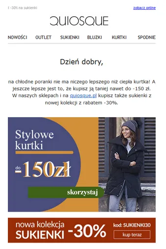przykład maila marketingowego