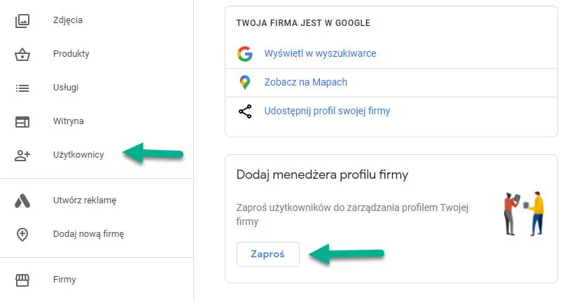 użytkownicy Profilu Firmy