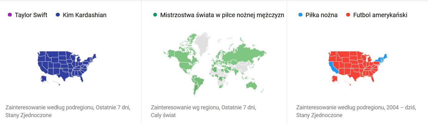 przykłady wyszukiwania w google trends