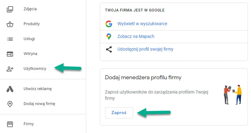 użytkownicy Profilu Firmy