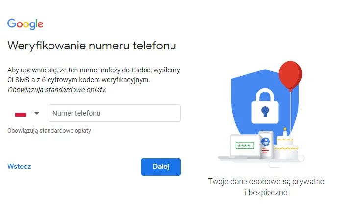 weryfikacja numeru telefonu