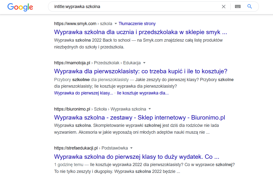 operator wyszukiwanie frazy w tytule operator wyszukiwanie frazy w tytule
